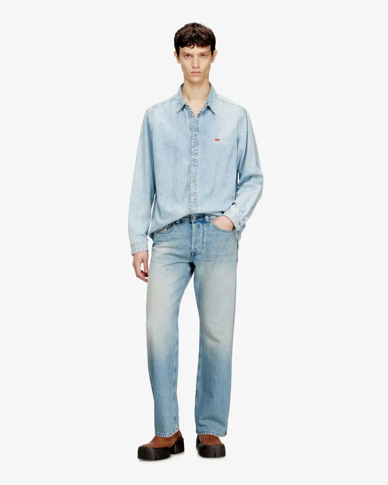 Diesel Men's Jeans D-Eeper Blue Denim Cotton Blue