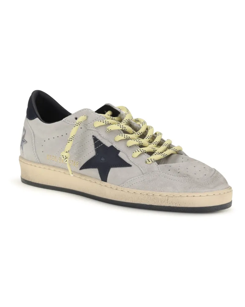 Golden Goose Men's Ball Star Sneakers Grey-Blue Grey/blue Gray