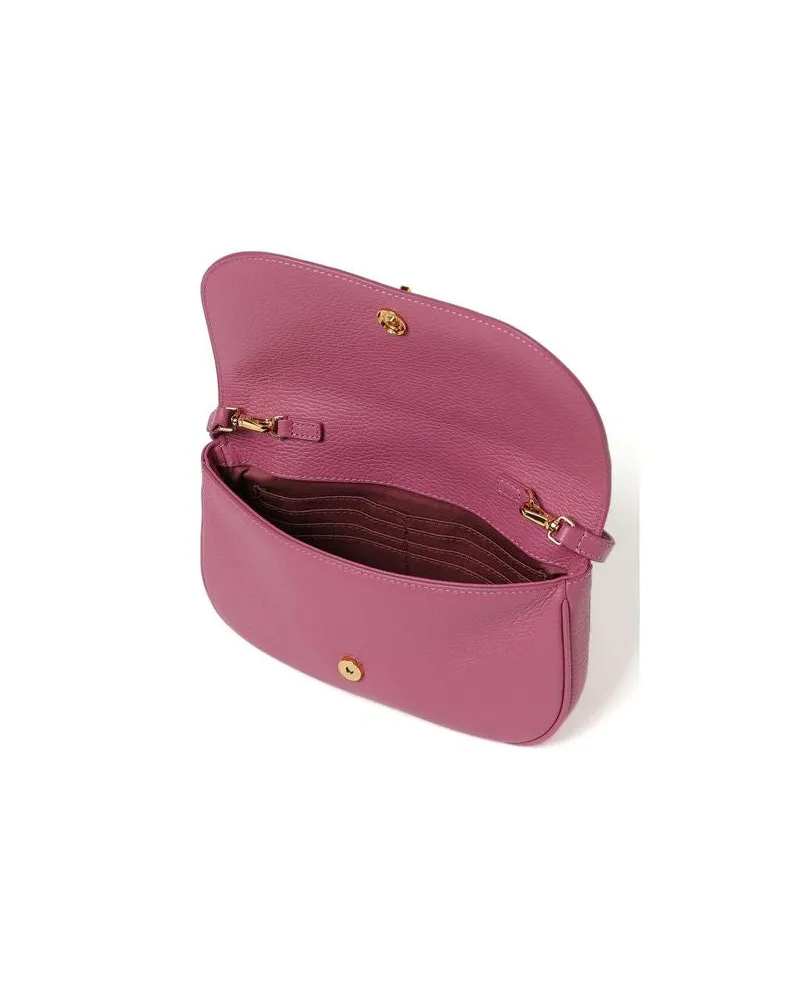 Coccinelle Women's Mini Crossbody Bag Rosewood Cow Leather - Crossbody-Bags Pink
