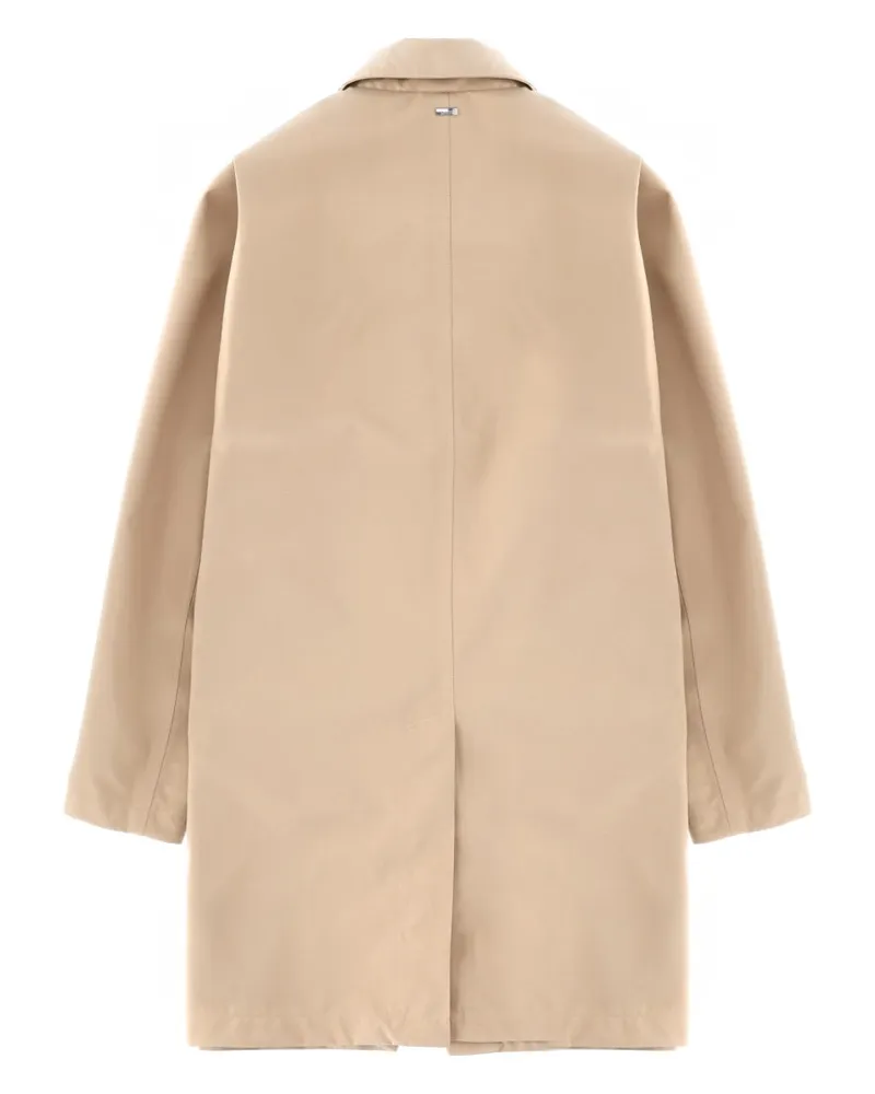 Herno Polyester Trench Coat — Beige Beige