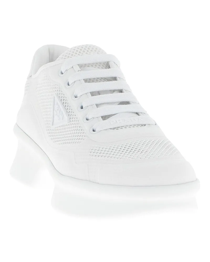 Prada Mesh Sneaker — White White