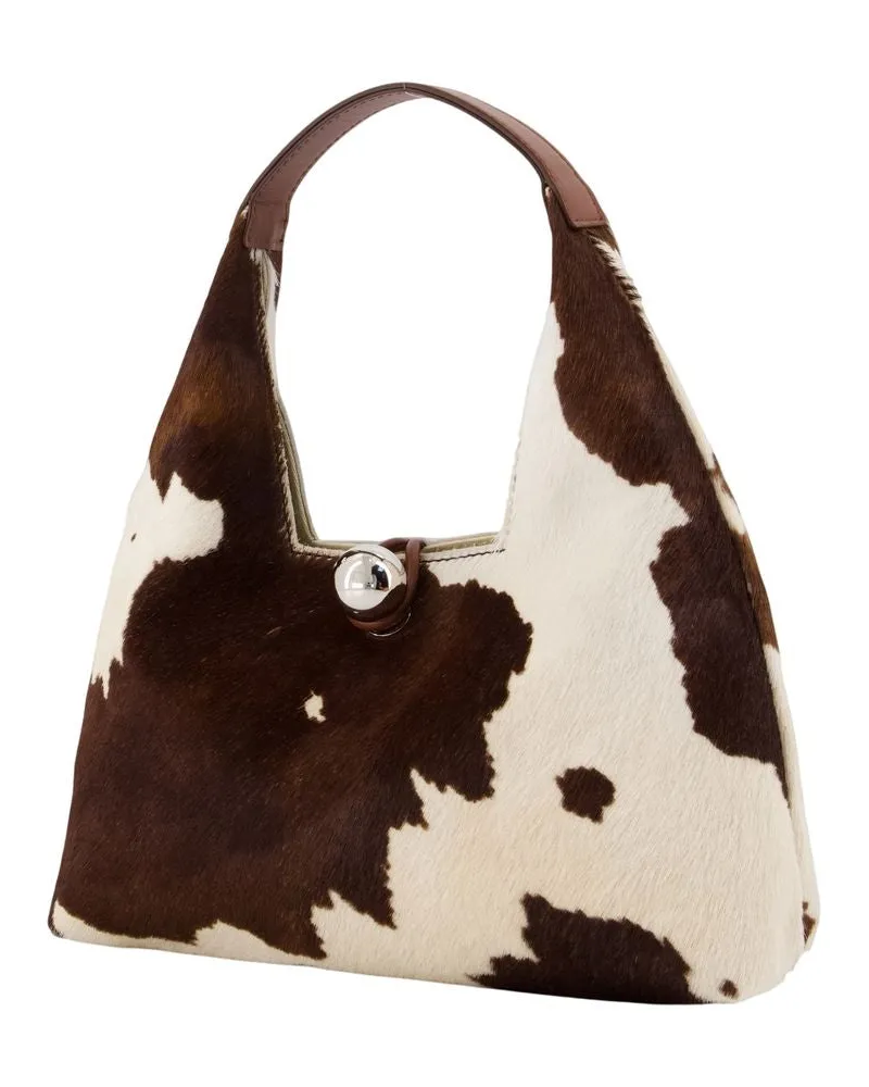 Marni Women's Trapeze Small Purse -  Leather Brown Calfskin Bags Handbags-Purses Brown