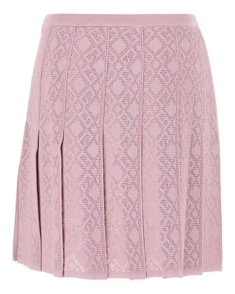 Givenchy Women's Pink Viscose Blend Skirt Parma Gonne Pink
