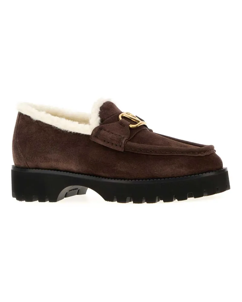 Valentino Garavani Vlogo Loafer — Brown Brown