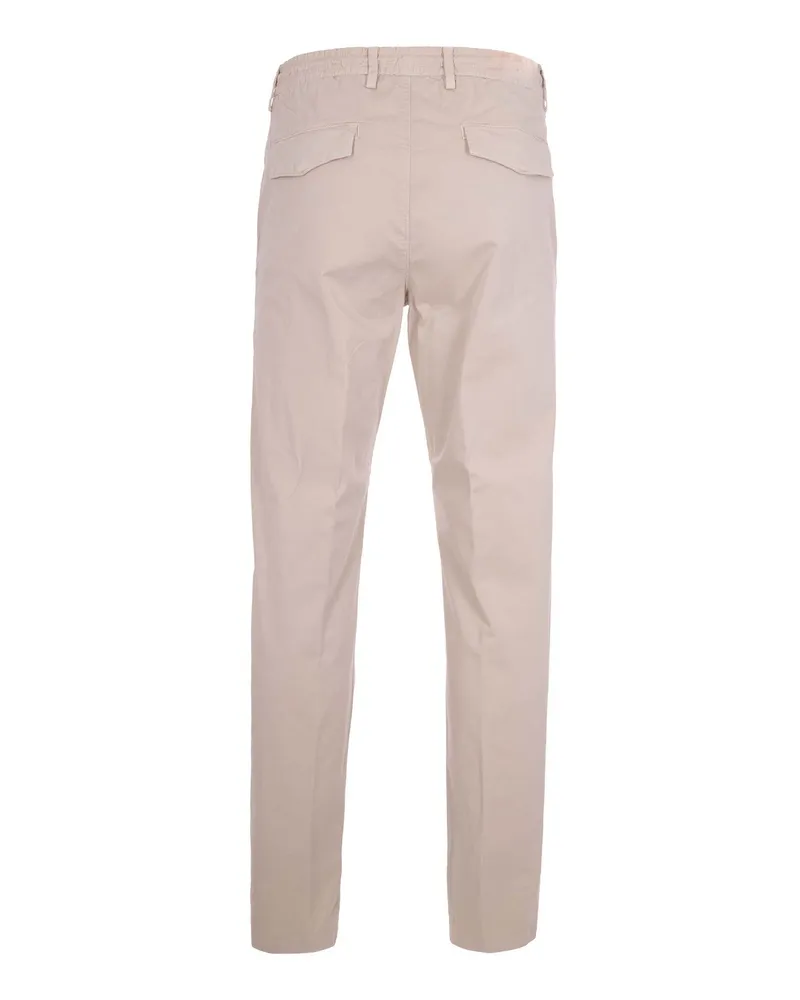 Eleventy Men's Jogger Trousers Sabbia Sand Cotton Beige