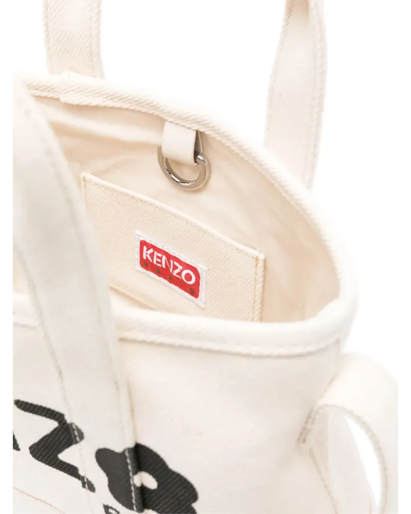 Kenzo Women's Boke Flower Logo Tote Bag White White