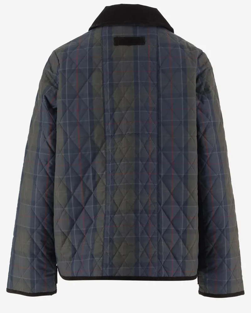 Barbour Quilted Check Nylon Jacket — Multicolor Multicolor
