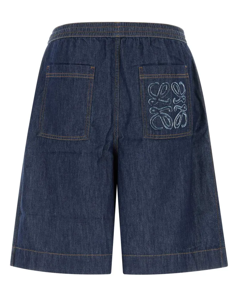 Loewe Denim Bermuda Shorts — Navy Navy