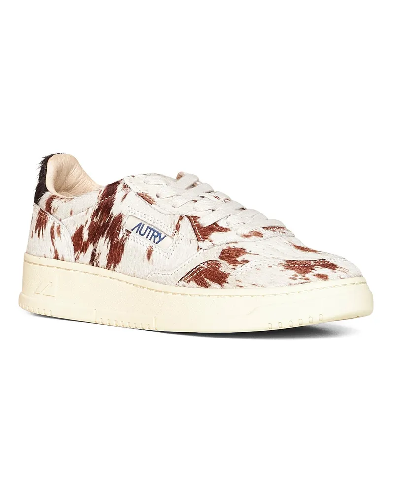 AUTRY Women's Sneakers Medalist Low Multicolour Calf Leather Trainers Multicolor