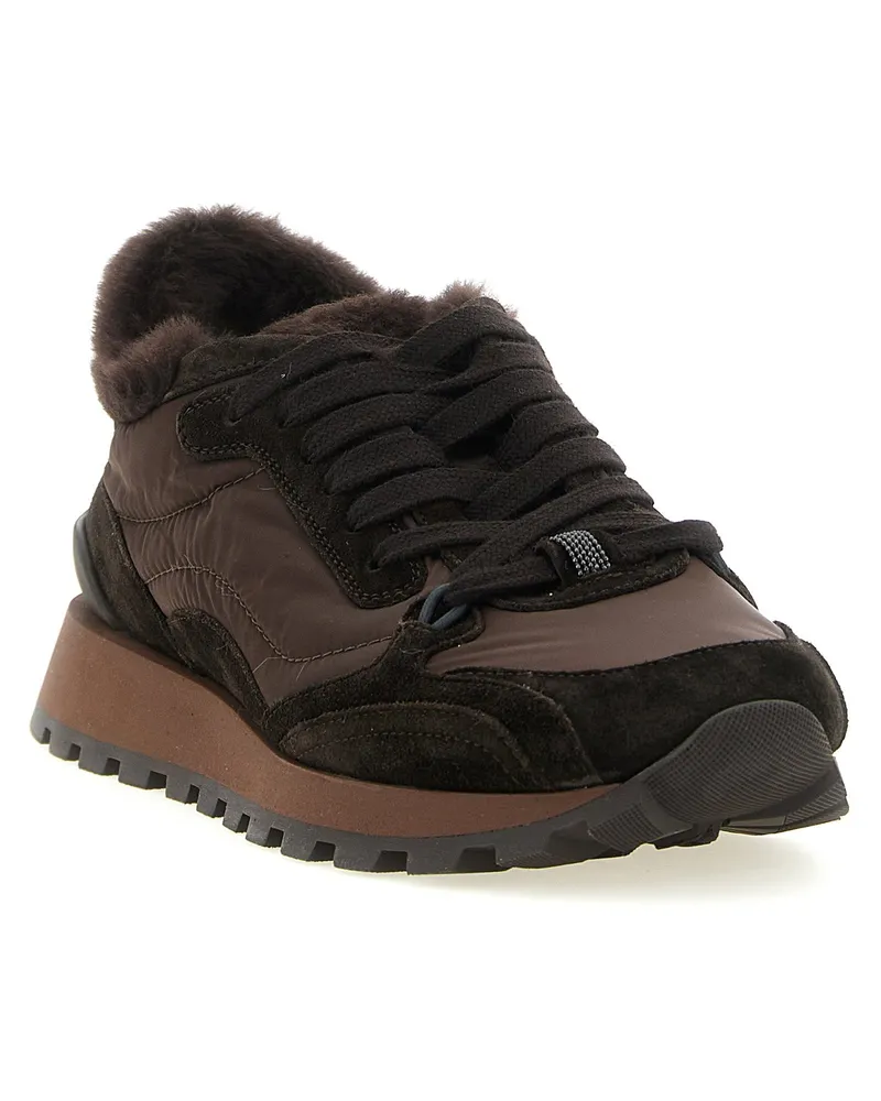 Brunello Cucinelli Active Sneaker — Brown Brown