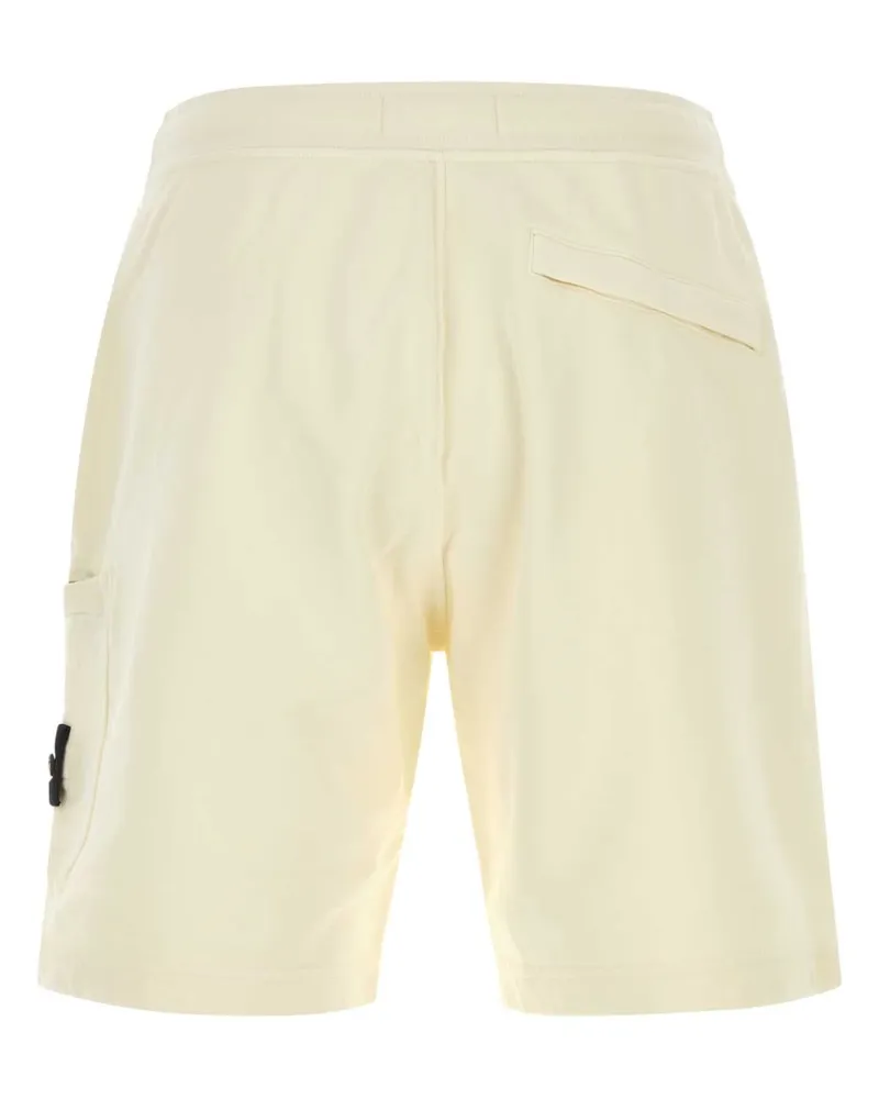 Stone Island Ivory Short Exterior: Cotton Ivory