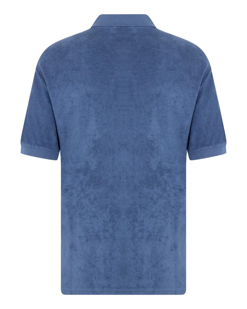 Isabel Marant Men's Short-Sleeved Polo Light Blue Cotton Shirts T-shirts And Polos Blue