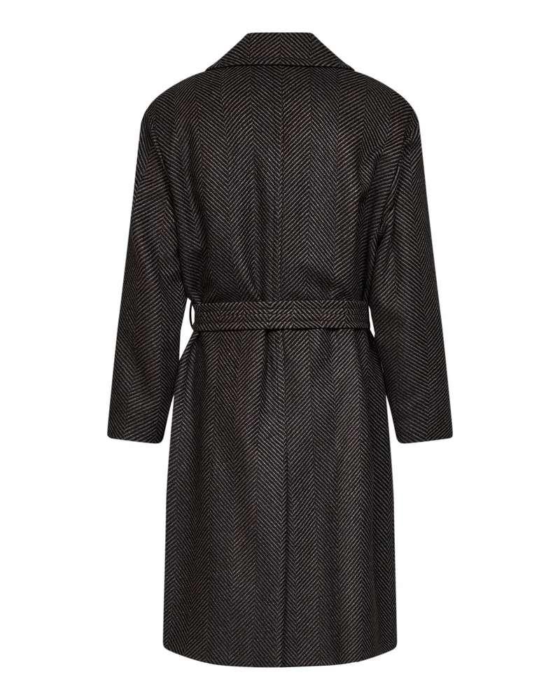 Hevò Ostuni Coat — Black Black
