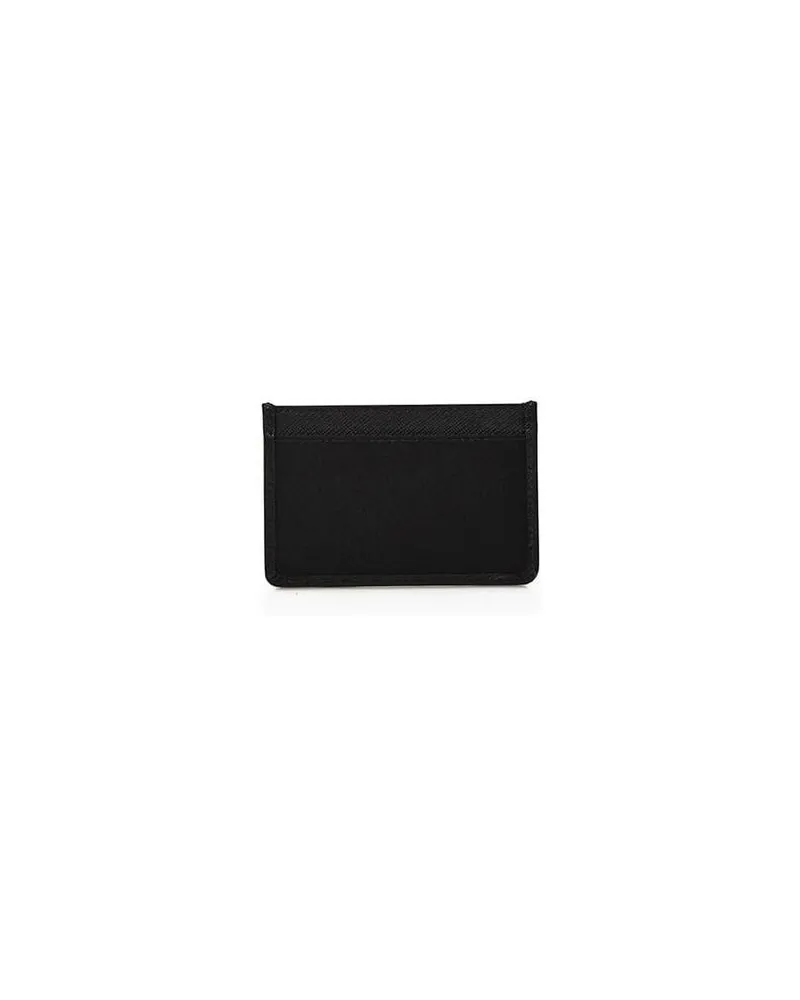 Prada Women's Black Nylon Cardholder Accessory Black