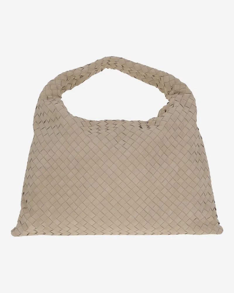 Bottega Veneta Women's Large Hop Bag Ecru Pelle Handbags Hand Beige