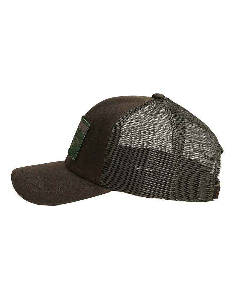 Filson Men's Hat Scenic Waxed Logger Otter Green Cotton Green
