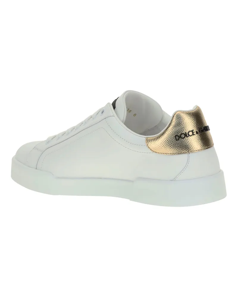 Dolce & Gabbana Portofino Sneakers — White White