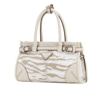 Women's Bonnie Shoulder Bag Beige Fabric