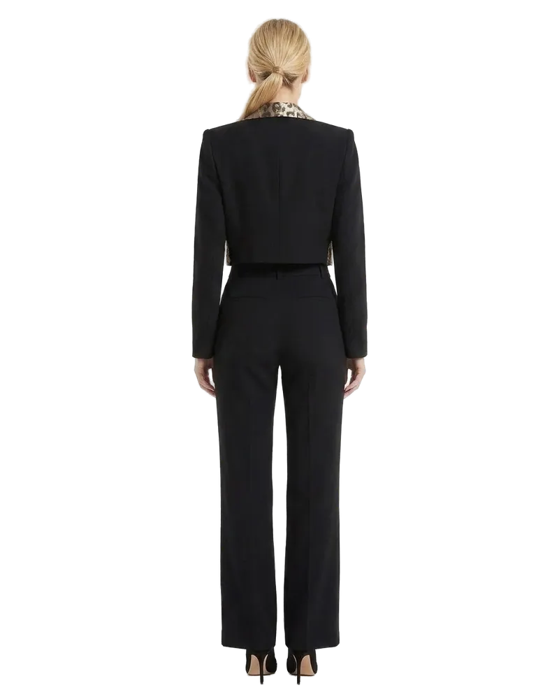 Dolce & Gabbana Women's Black Elastane Blazer Clothing Black