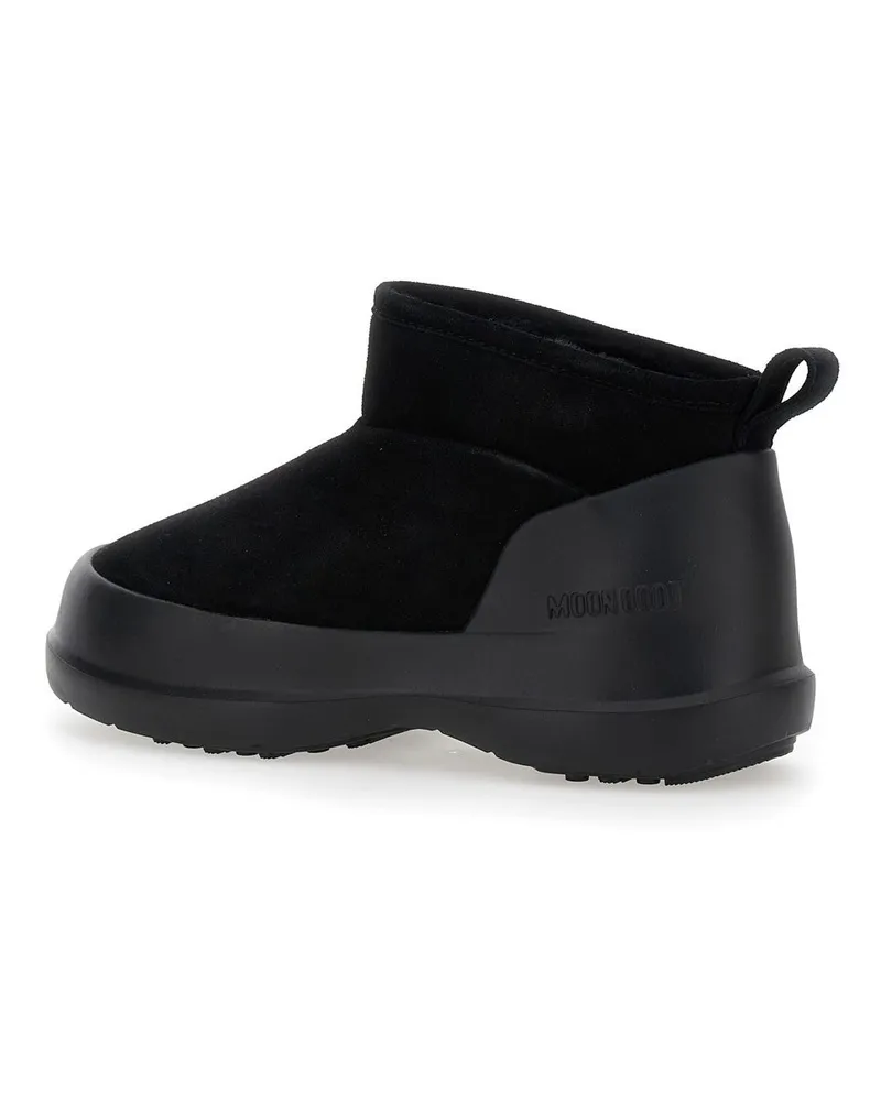 Moon Boot Women's Luna Boots Black Suede Black