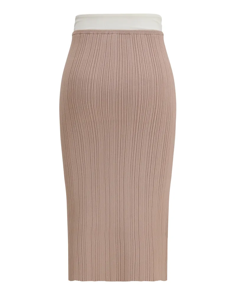 Diesel Women M-Zinia Skirt 7aw Viscose; Polyester Beige