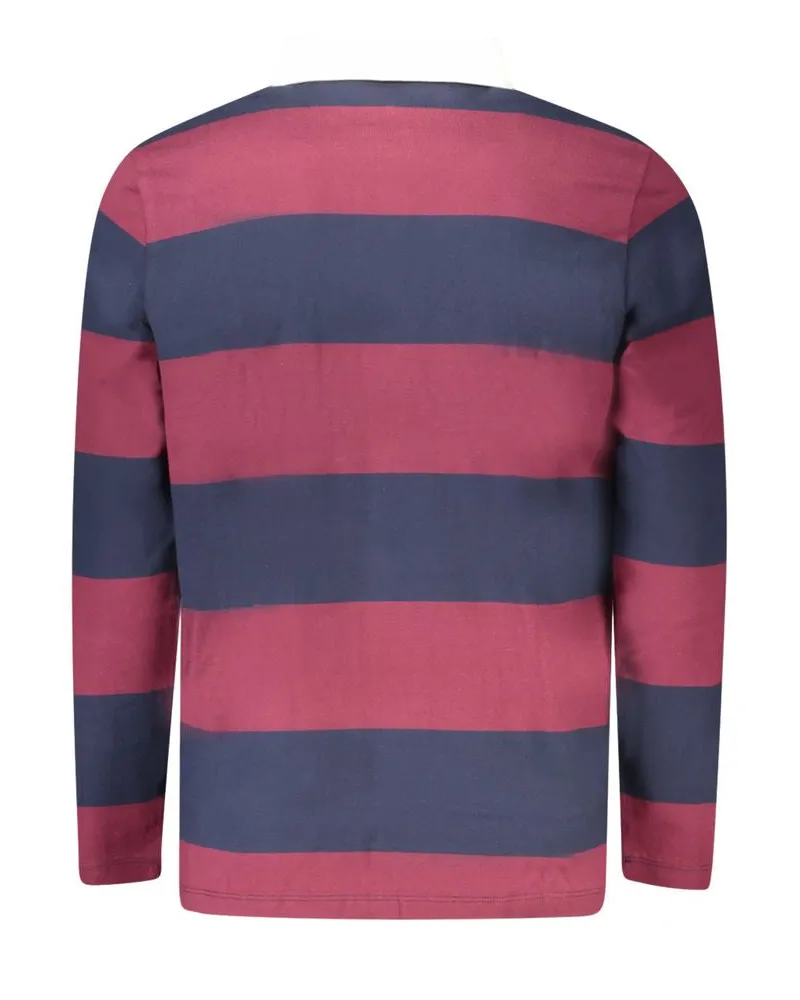 Timberland Striped Cotton Polo — Navy Navy