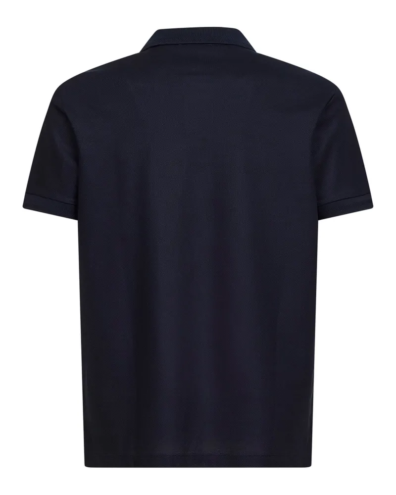 Burberry Men's Polo Shirt Cotton Pique Blue T-shirts And Polos Navy