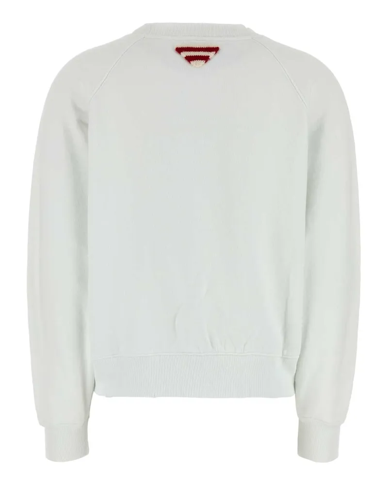 Prada Women's White Cotton Sweatshirt Bianco Felpe Sweater White