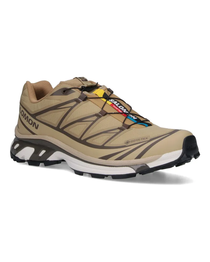Salomon Unisex Xt Sneaker Beige Fabric Beige