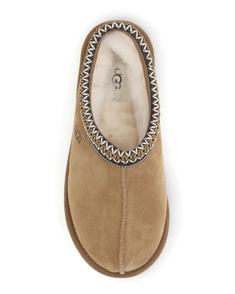 UGG Women's Mules Tasman Ii Chestnut Suede Upper Mutton Sandal Brown