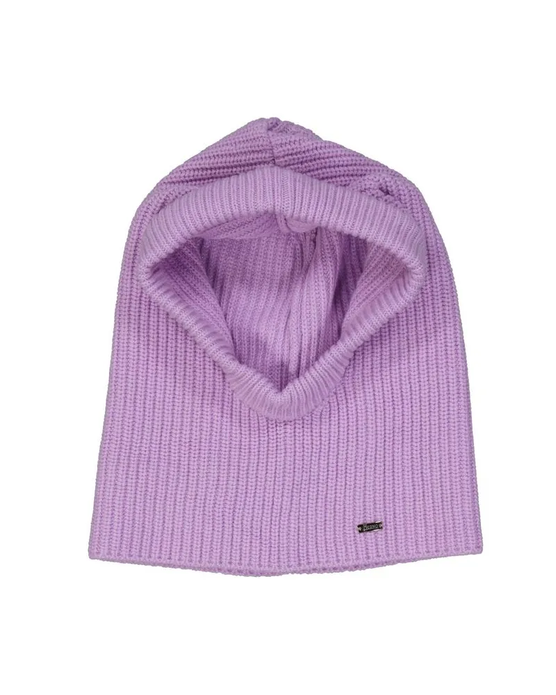 Herno Women's Purple Wool Beanie Accessory Purple