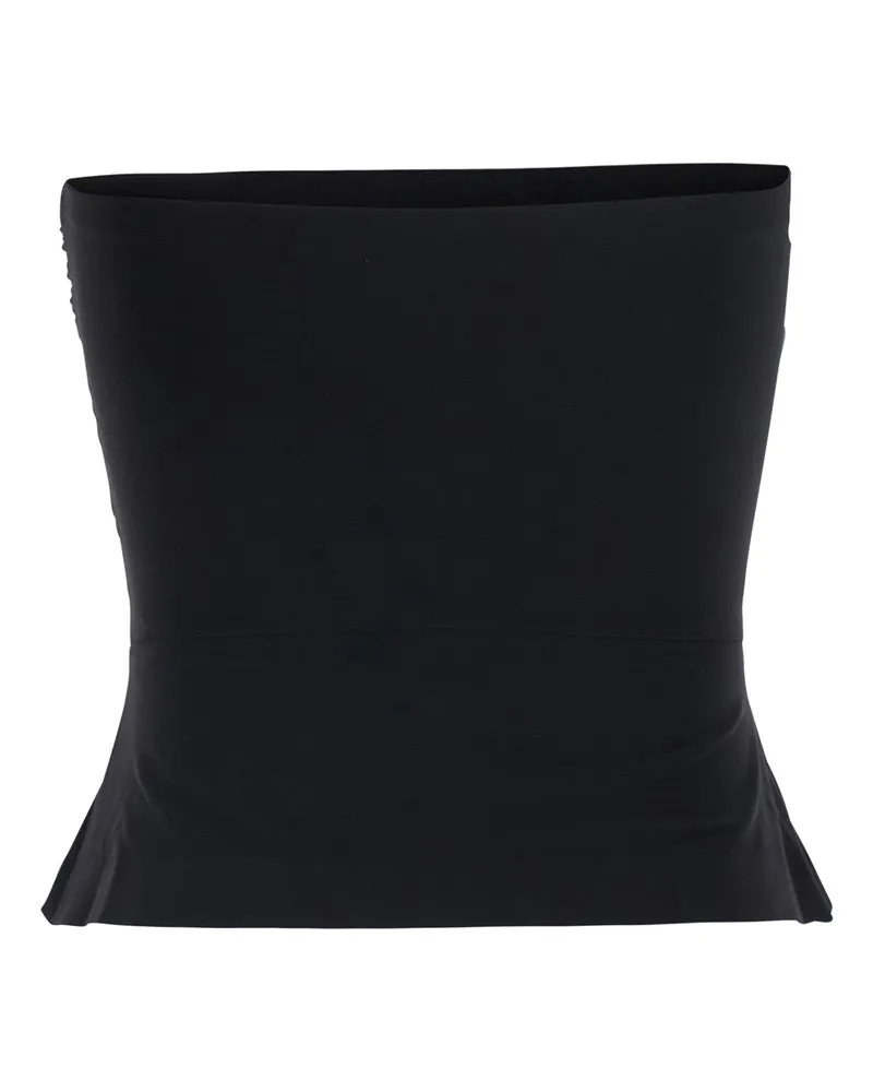 Norma Kamali Women's Top Strapless Tech Fabric Black Polyester Tops Black
