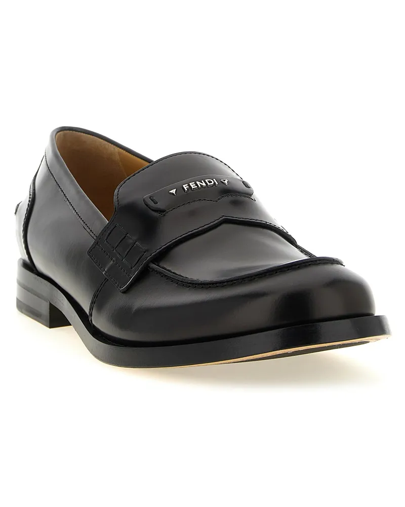 Fendi Ateneo Loafers — Black Black