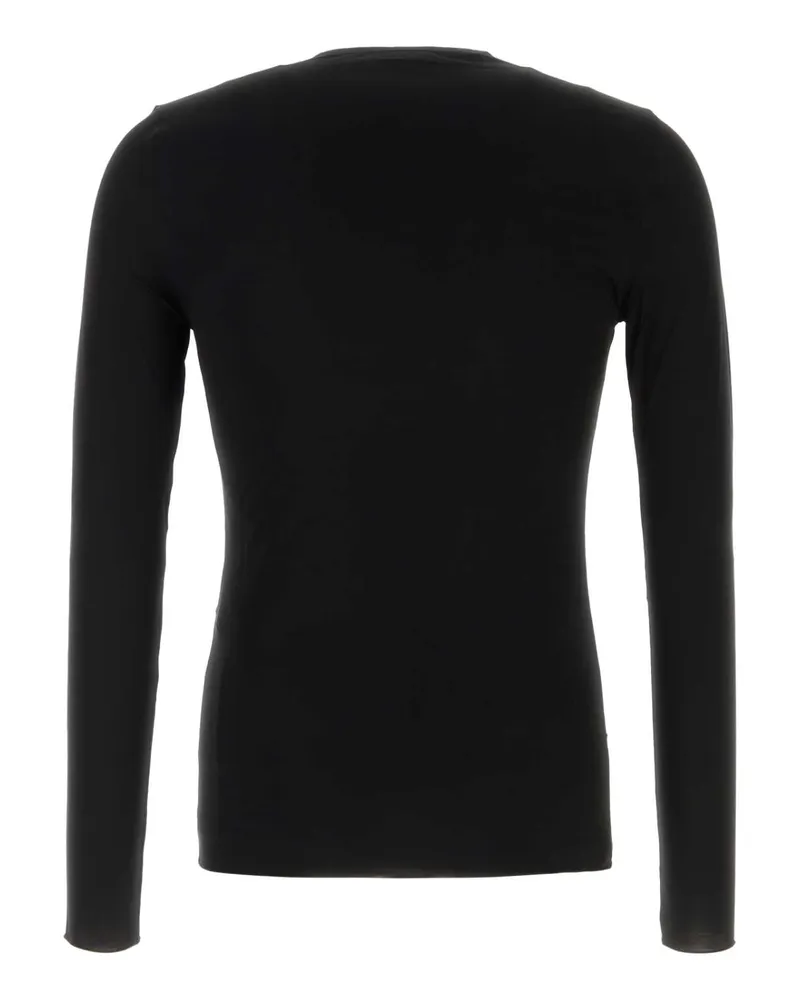 Gucci Men's Black Jersey T-Shirt Mix Rayon T-shirts And Polos Black