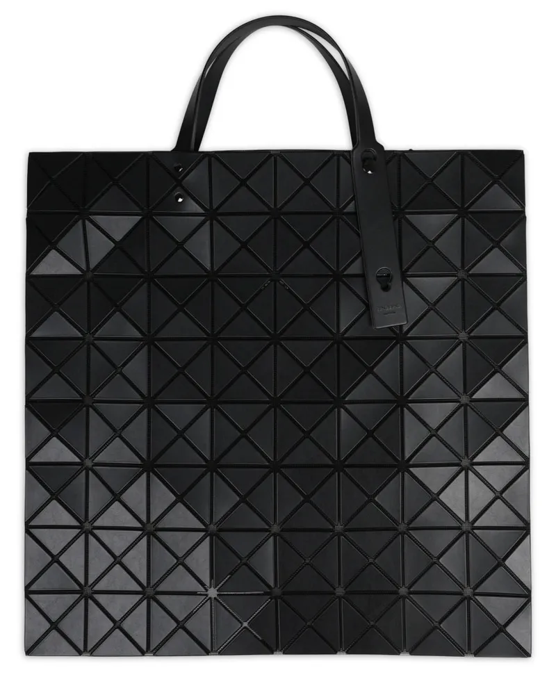 Issey Miyake Women's Tote Bag Lucent Matte Black Polyester Shoulder Black