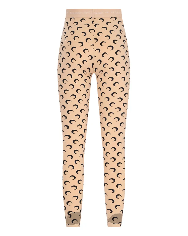 Marine Serre Women's Trousers Beige Polyamide Beige