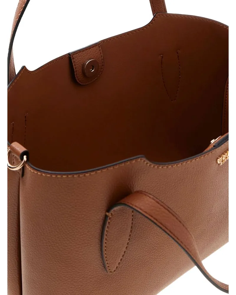 Guess Women's Satchel Bag Caramel Polyurethane - Satchel-Bags Brown