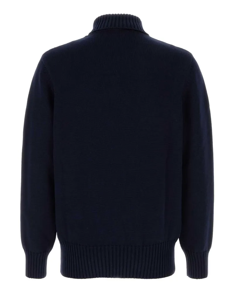 Givenchy Bm90vz4ynm 499 Darknavy Exterior: Cotton Maglieria Sweater Navy