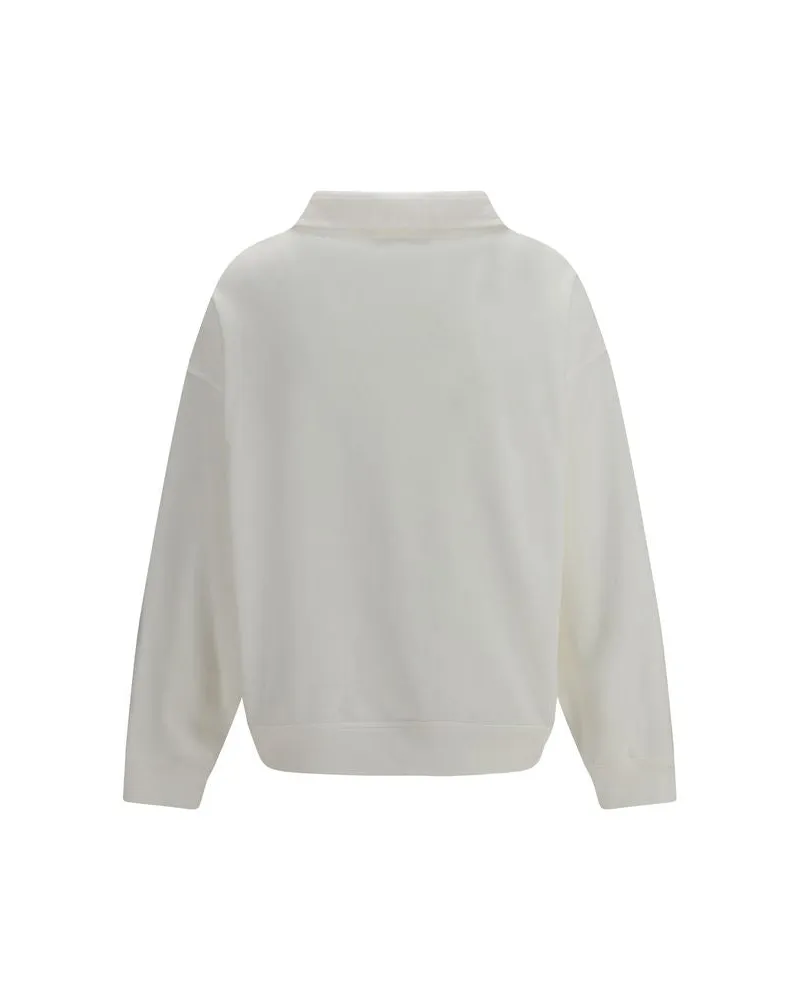 Brunello Cucinelli Women's White Cotton Sweatshirt Clothing White