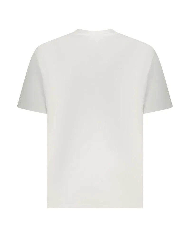 Calvin Klein Logo-Embroidered Cotton T-Shirt — White White