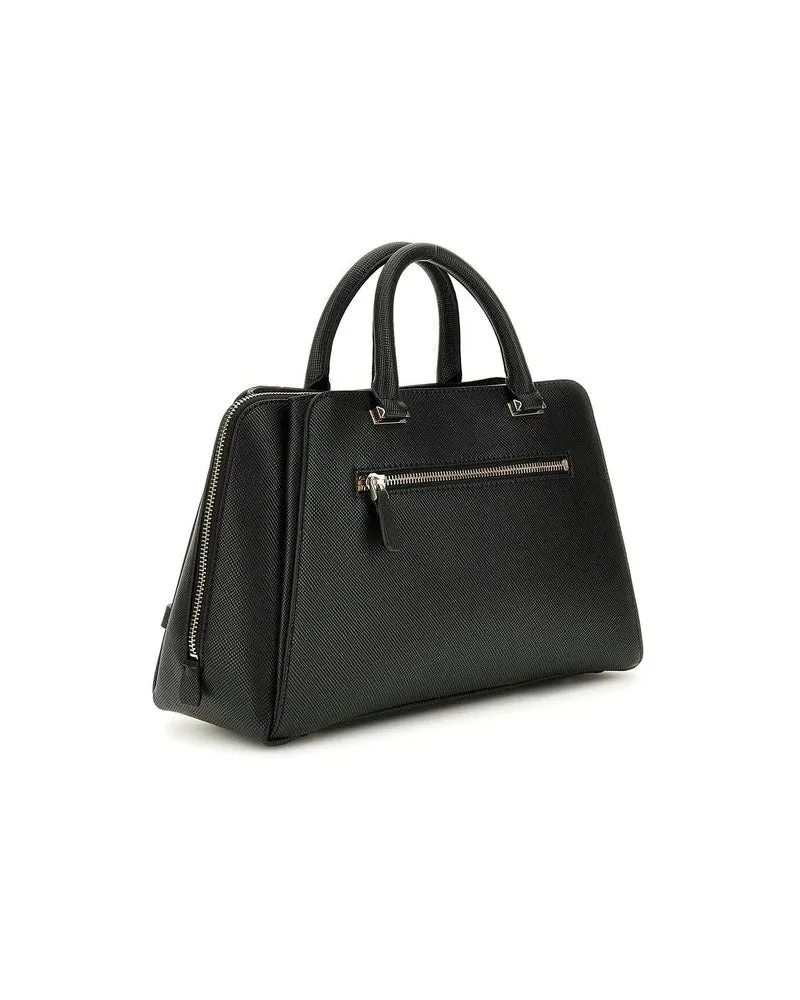 Guess Women's Satchel Black Polyurethane Satchel-bags Black