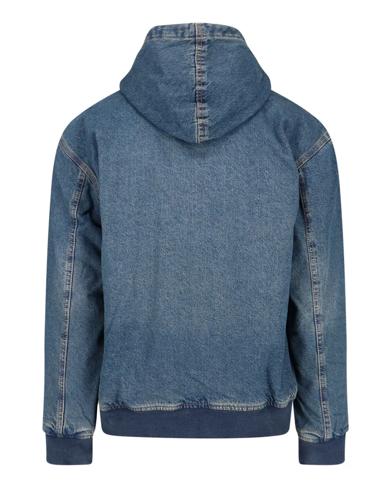 Dickies Men Jackets Blue Cotton Blue