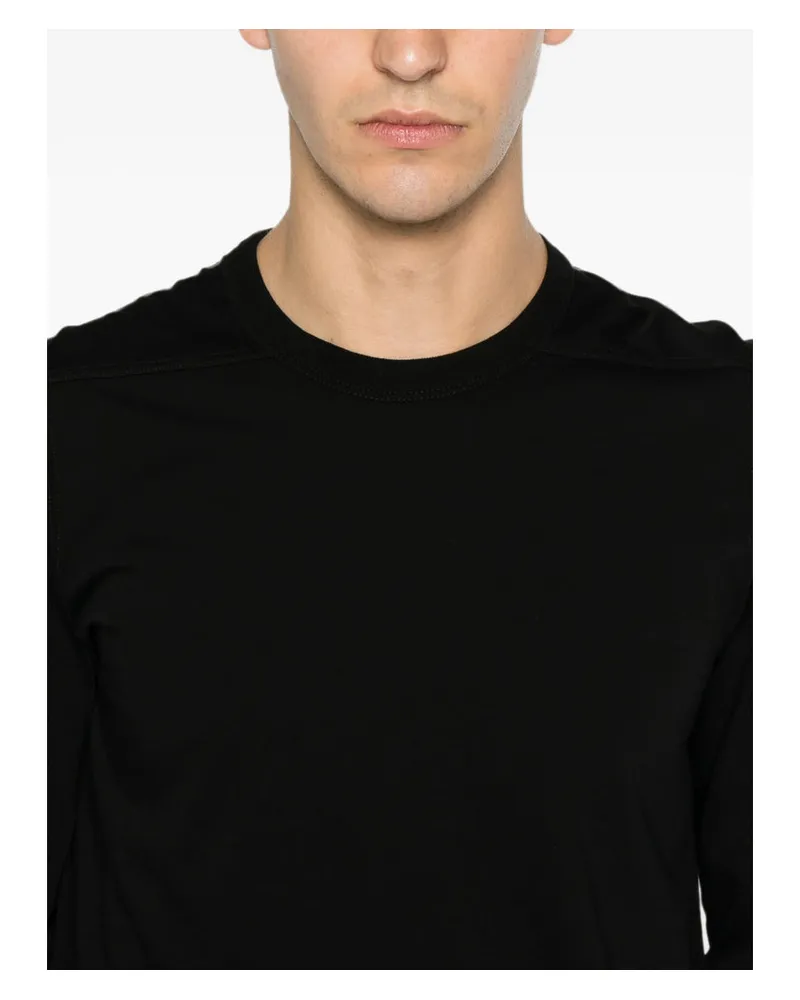 Rick Owens Organic Cotton T-Shirt — Black Black