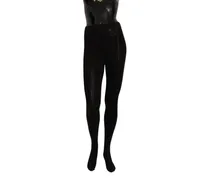 Wool Stretch Tights — Black