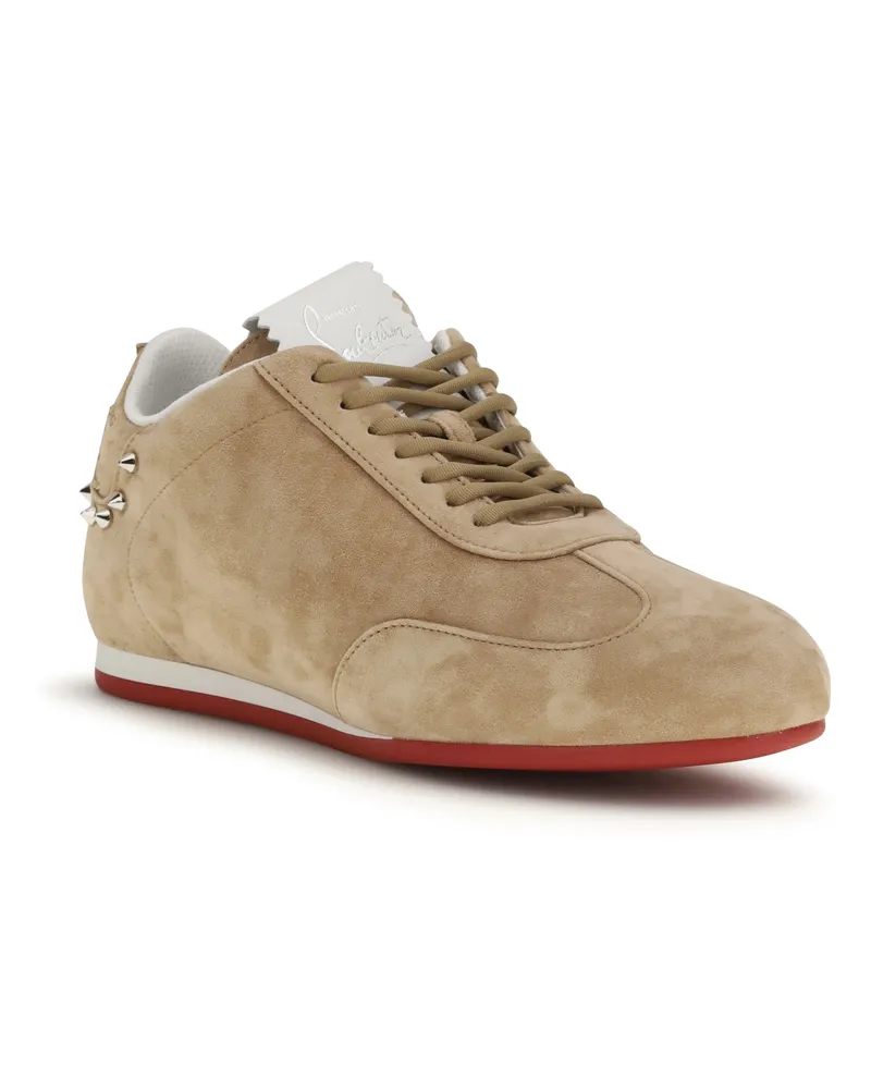 Christian Louboutin Women's Eleonora Sneakers Lionne Beige