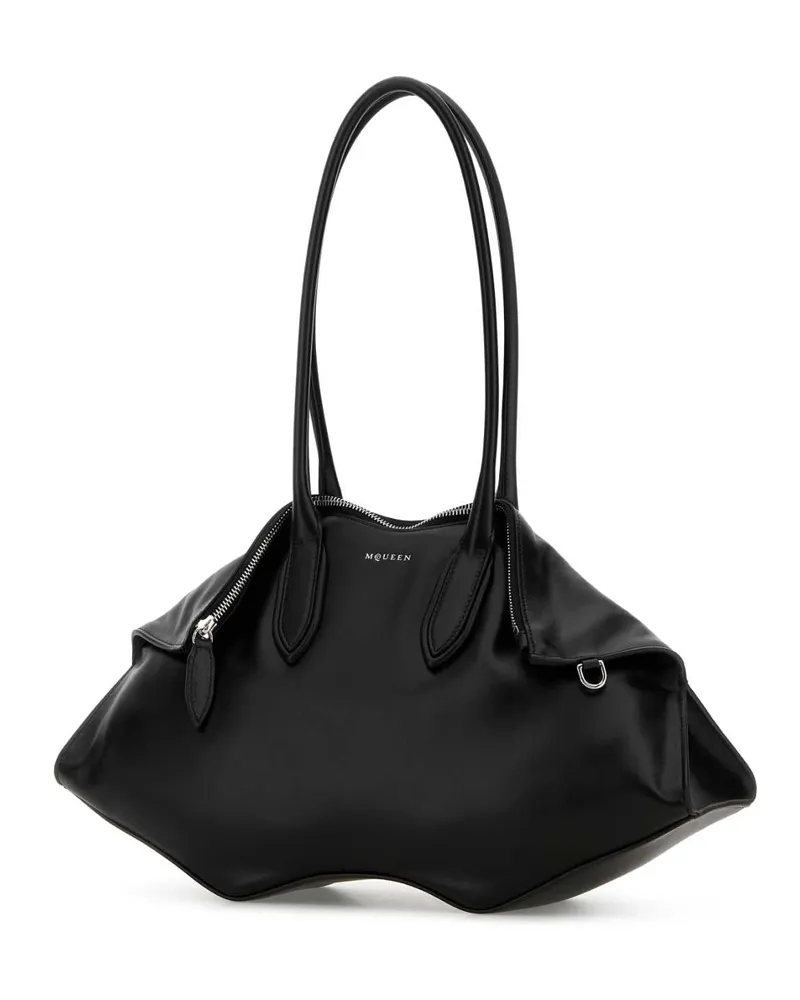 Alexander McQueen 8559971vdxa 1000 Blacksilver Borse A Mano Bag Black