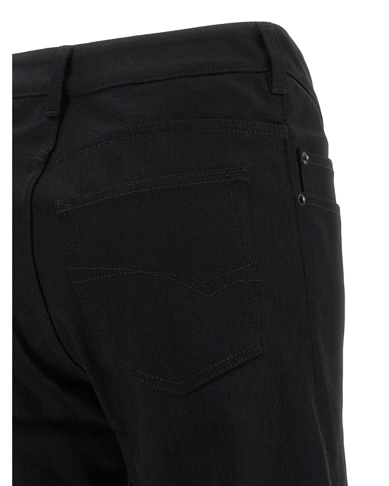 Balenciaga Wide Flared Leg Jeans — Black Black