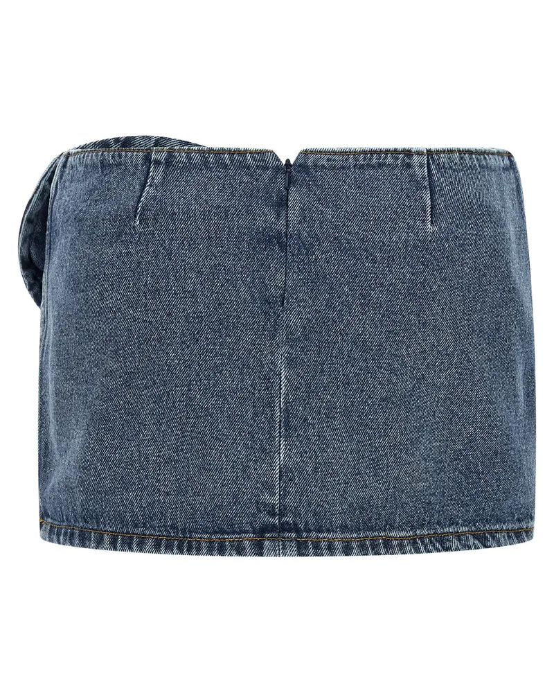 Magda Butrym Denim Skirt — Blue Blue