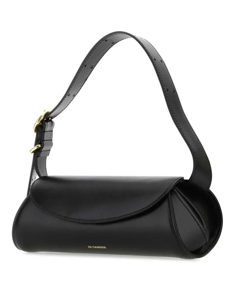 Jil Sander Cannolo Shoulder Bag — Black Black