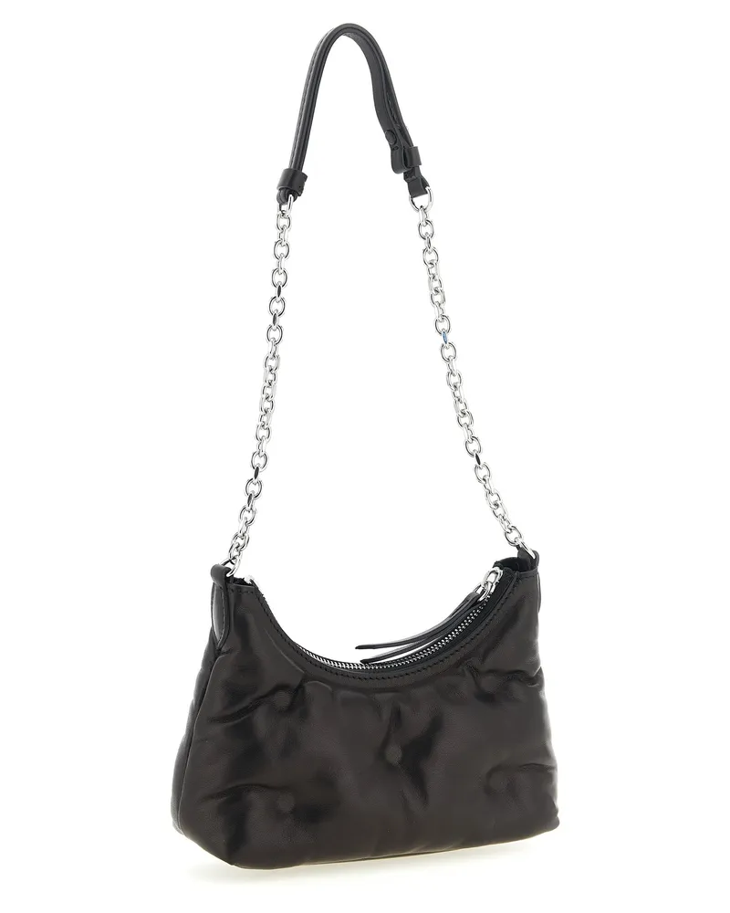 Maison Margiela Women's Black Lamb Leather Crossbody Bag Black